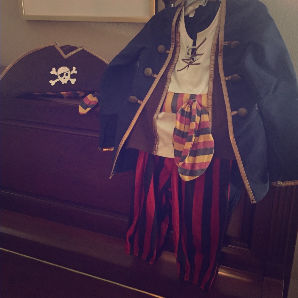 PBK Pirate Costume Size 2T-3T